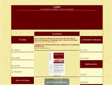 Tablet Screenshot of cahip.org